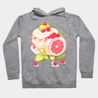 Raspberry cake Hoodie